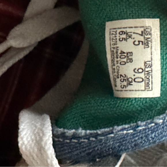 Vans Tartan Daze Black Acid Wash Studded Leather Old School Punk Sneakers - Picture 2 of 11